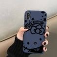 thumbnail image 1 of Sanrio-Bonita funda de Hello Kitty para iPhone 14 Plus 13 12 Mini 11 Pro XS MAX X XR, Color caramelo, azul, funda suave Fivean unisex, 1 of 2