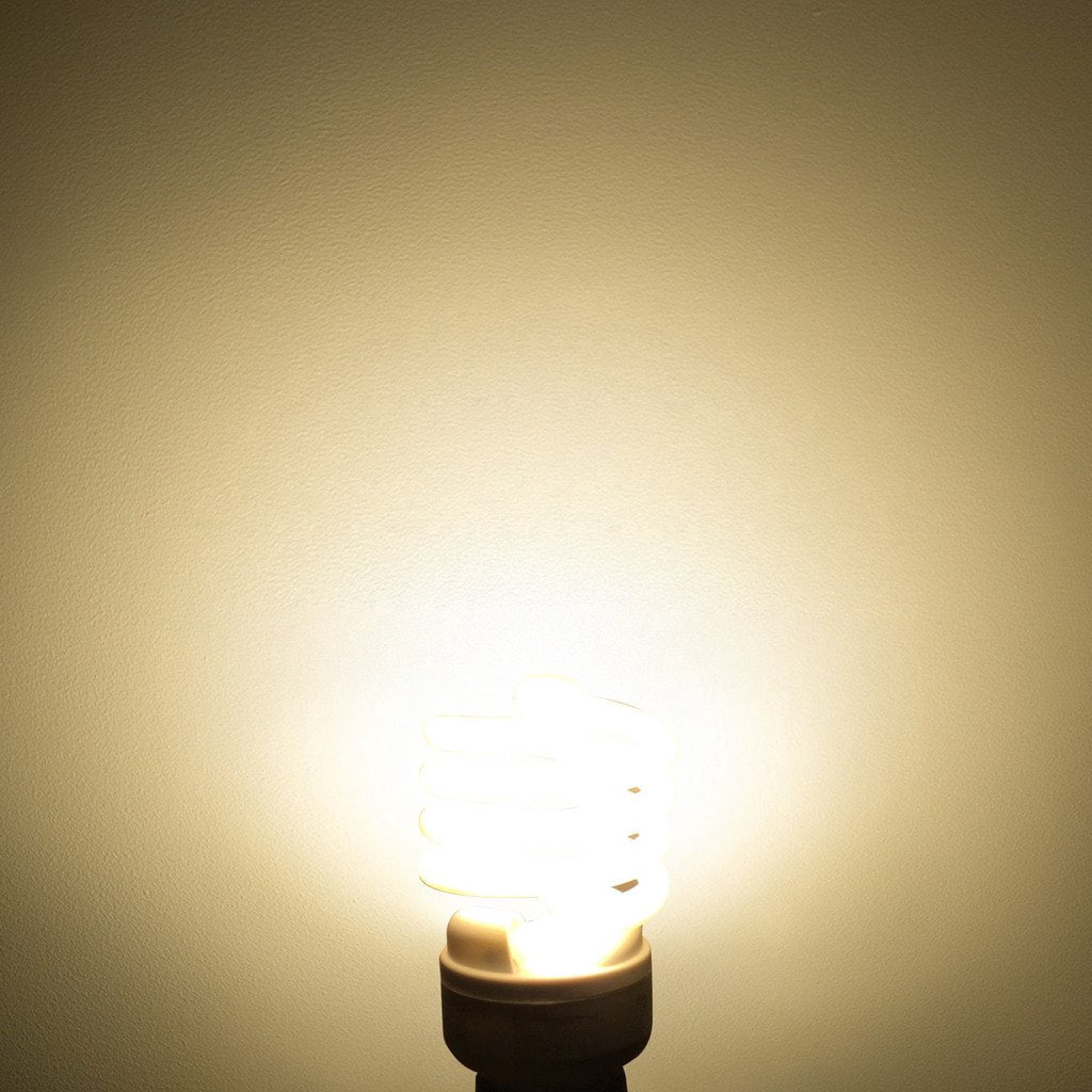 Xtricity Compact Fluorescent Light Bulbs T2 Spiral, E26 Base, 2700k Soft White, 9W, (6 Pack)