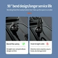 thumbnail image 6 of Type C To Type C Elbow Cable Fast Charging and Data Transfer Coiled 60W Power Delivery for Multiple Devices, 6 of 14