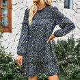 thumbnail image 3 of Vestido de cuello redondo, vestido de mujer, vestido casual de moda, vestido casual, diseño de vanguardia, 3 of 6