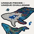 thumbnail image 4 of UNIDRAGON Milky Whales Wooden Jigsaw Puzzle RS 700 Pieces, 4 of 9