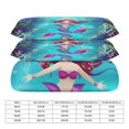 thumbnail image 3 of Ocean Cute Mermaid Bedding Set with Zipper Closure for Girls & Boys, 3 of 6