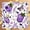 Color 1, variant on Mahjong Mat 31.5" x 31.5" purple drink cocktail glass Refreshing watercolor delicate flowers Non-Slip Noise Reduction American Mahjong Tiles Table Cover for Dominoes Poker Card Board Games Gift