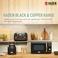 thumbnail image 5 of Open Box Haden 700 Watt .7 Cubic Foot Microwave w/Digital Controls,Black/Copper, 5 of 11