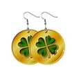 thumbnail image 1 of Pendientes HUOGUO con forma de gota verde para el Día de San Patricio para mujer, 1 of 1