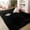Black, variant on SAYFUT Rug Rectangle Oblong Shape Bedroom Fluffy Rugs Anti-Skid Shaggy Area Office Sitting Drawing Room Gateway Door Carpet Play Mat, 60''x95.7'', Pink