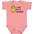 thumbnail image 3 of Inktastic I Love My Grandpa with Pineapple Girls Baby Bodysuit, 3 of 5