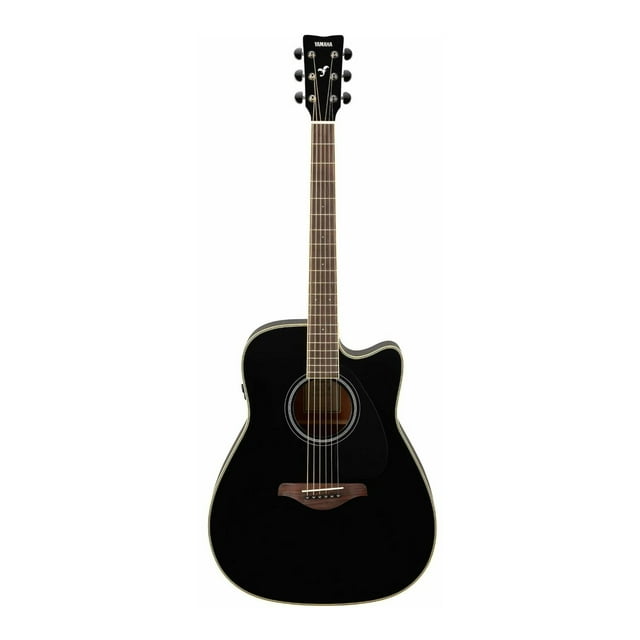 Yamaha Guitarra Electroacústica FGC-TA Con Cutaway - Guitarra transacústica con efectos de coro y re