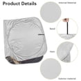 thumbnail image 5 of Yuyamidu Owl Car Windshield Shade American Flag Car Sunshades for Windshield Fashion Auto Sun Visor Protector Foldable Car Sun Shade Windshield for Big Sedan SUV Van, 5 of 7