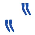 thumbnail image 2 of tamizeot Cycling Arm Sleeve Reusable Washable Breathable Basketball Exercising Mountaineering Sleeves Protector Accessories Blue M 2Set, 2 of 6