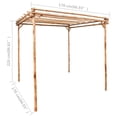 thumbnail image 2 of vidaXL Pergola Bamboo 67"x67"x86.6", 2 of 4
