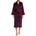 thumbnail image 2 of N Natori Studio Women's Shadow Leopard Printed Plush Robe, 2 of 5