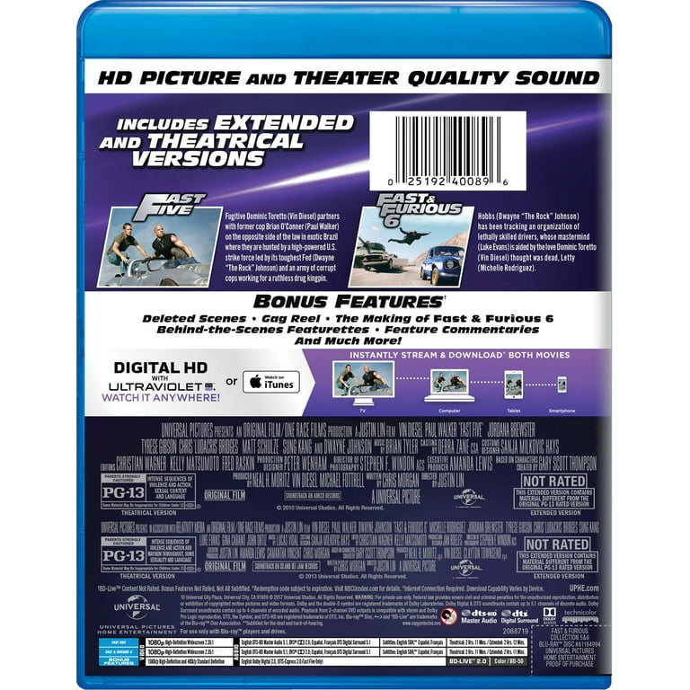 Fast & Furious 6 (Blu-Ray) - Exotique