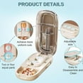 thumbnail image 5 of Portable Pill Cutter, Adjustable Pills Splitter, Pill Cutter Splitter for Small and Tiny Pills, with Stainless Steel and Centering Guide Tablet, Cutters Halves,Thirds, Quarters (4PC), 5 of 8