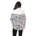 thumbnail image 4 of FORMRS Womens Scarf Winter Soft Long Big Warm Shawls Wrap Tassel Scarves, Doodle Pattern, 4 of 9