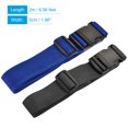thumbnail image 2 of Uxcell 2m Length Baggage Buckle Travel Suitcase Luggage Strap, Black Blue 2in1 Set, 2 of 5