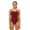 Red, variant on TYR Durafast Elite Women's Cutoutfit Swimsuit - Lapped