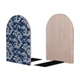 thumbnail image 2 of Lsque Dragons Printed Wood Bookends,Non-Skid Bookend for Shelves,Heavy Duty Support Bookends,Non-Slip Foam Pads for Office, Home, and Library,1 Pair, 2 of 8