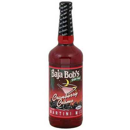 Baja Bob's Sugar Free Cranberry Cosmo Martini Mix, 32 oz (Pack of 6)