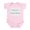 Petal Pink, variant on CafePress - Positive Externality Infant Bodysuit - Baby Light Bodysuit, Size Newborn - 24 Months