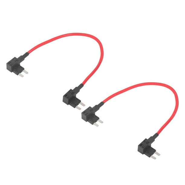 TIPM Soporte Para Adaptador De Fusible De Cable De Derivación, Juego De 2 Soportes Para Adaptador De Fusible De Cable De Derivación De Cable De Silicona Resistente A Altas