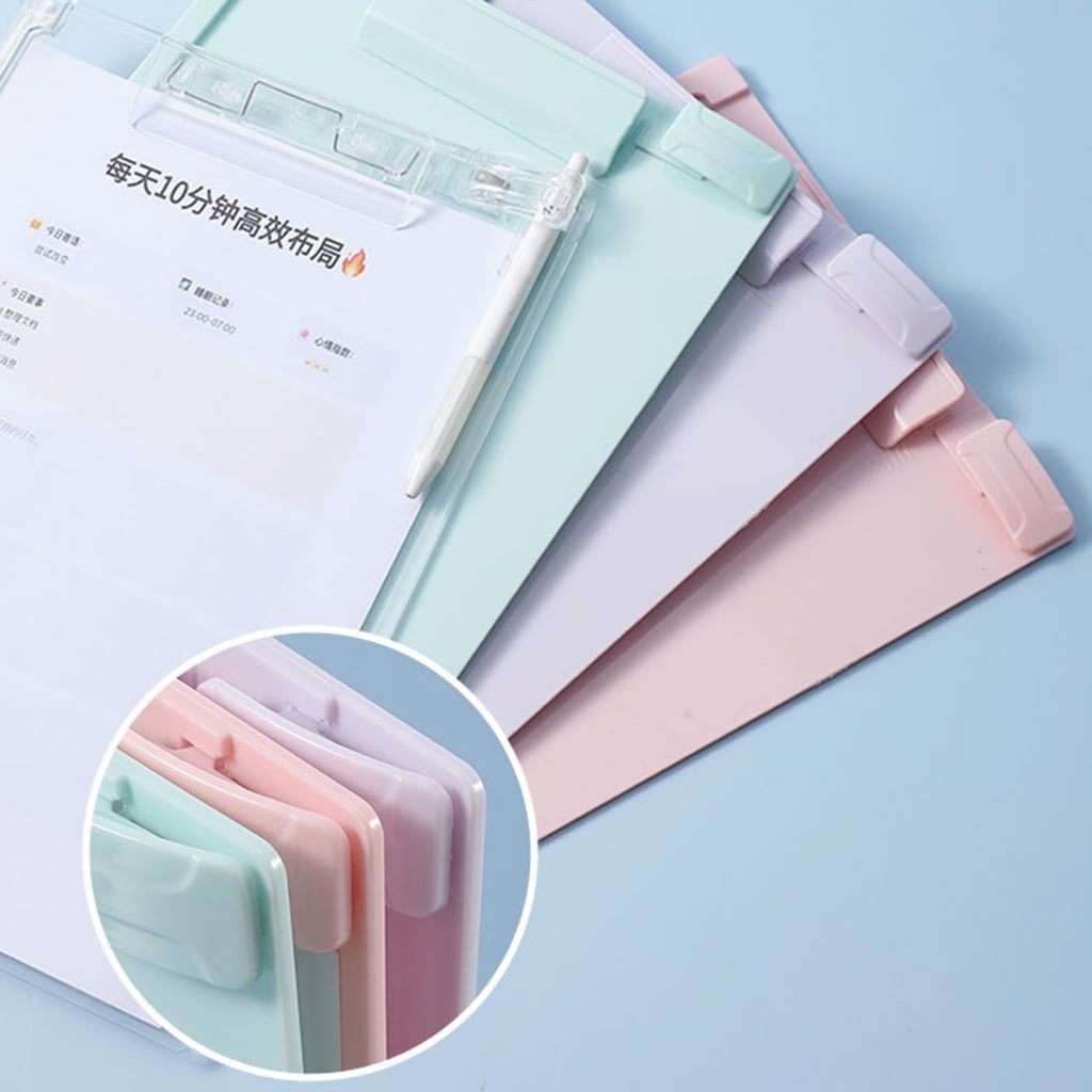 Clear Document Holder with Clip, Clipboard Clear Clip Board Acrylic Clipboard