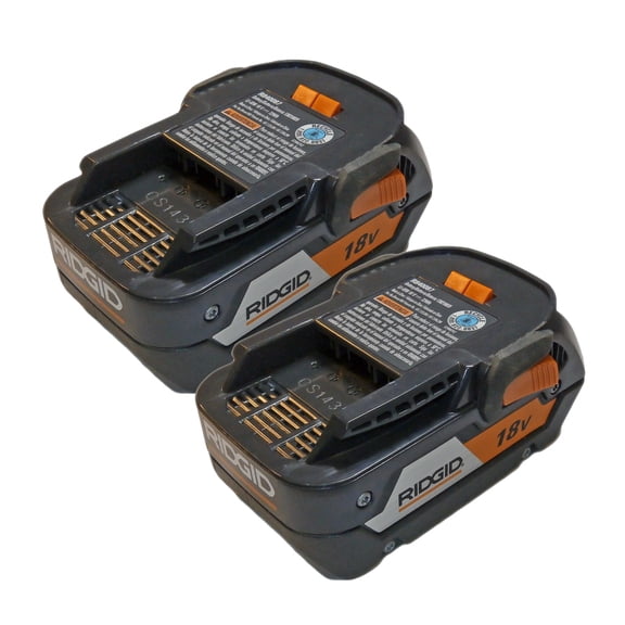 Ridgid (2 Pack) 18-Volt Lithium Ion 4-Amp/Hour Battery Pack R840087 # 130218009-2PK