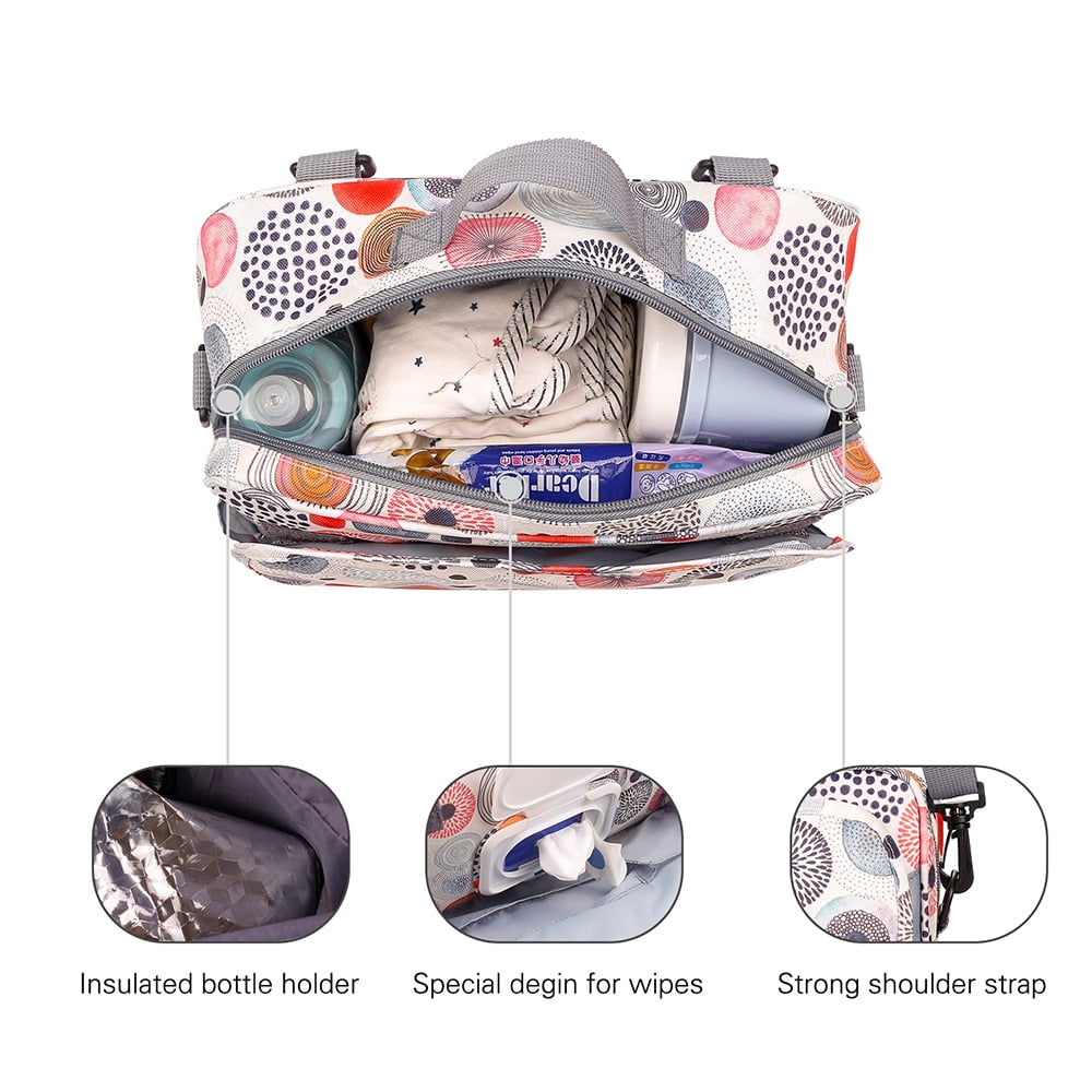 Baby Stroller Storage Bag-Diaper Bag Infant Carriages Waterproof Hanging Bag Portable Mommy Bag for Baby Going Out