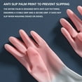 thumbnail image 6 of geerera Reusable Rubber Dishwashing Cleaning Gloves For Kitchen Bathroom Non Slip Grippy Long Washing Gloves With Flocked Liner Flexible Waterpr, 6 of 9