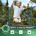 thumbnail image 5 of GVDV Outdoor Trampoline, 8' Backyard Recreational Trampoline with Enclosure for Kids & Adults, 5 of 9