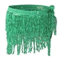 thumbnail image 6 of XIAOCHA Women's Belly Dance Costume Hip Scarf With Fringe, 6 of 6