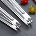 thumbnail image 4 of Dream Lifestyle Portable Stainless Steel Kitchen Barbecue BBQ Meat Tongs Salad Steak Food Clip, 4 of 7