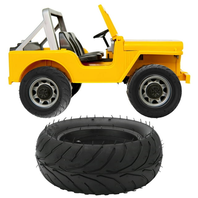 110/50-6.5 Tires, Reliable Electrical Insulation Durable Thickened Inflatable Rubber Tire Wear for Mini Motorcycles