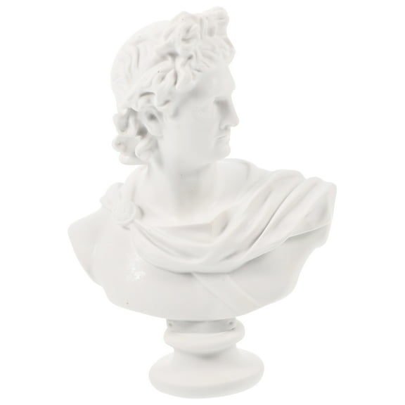 Bust Sculptures Apollo Statue Greek Mythology Ornament Decor