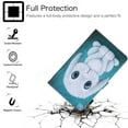 thumbnail image 3 of SM-T220/SM-T225 Case and Cover with Pen Slot, Galaxy Tab A7 Lite 8.7" Case 2021, Allytech Cute PU Leather Multi-Angle Viewing Stand Full Body Protective Wallet Card Pocket Case, White Rabbit, 3 of 6