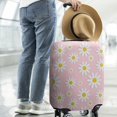 thumbnail image 2 of Pink Daisy Flower Yellow Centers Pattern Luggage Cover Fashion Suitcase Cover Baggage Covers Fit 25-28 Inch Luggage (Go Travel), 2 of 5