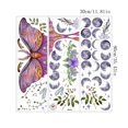 thumbnail image 7 of Flowers Wall Decals, Large Butterfly Flower Plant Bohemian Style Wall Decal Removable Floral Wall Murals Peel and Stick Colorful Flower Wall Decor Multicolored, 7 of 7