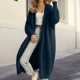 thumbnail image 2 of Long Oversized Cardigan Sweaters for Women Lightweight Open Front Duster Cozy Knit Fashion Sweater Coats Trendy Cardigans with Pocket Womens Fall Fashion 2025, 2 of 4