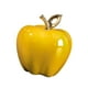 thumbnail image 4 of Estatua de manzana de cerámica, figura de manzana, adorno de manzana moderno y realista para Halloween Amarillo, 4 of 9