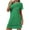 Green-4, variant on Dreluolixuan Cotton Nightgowns for Women Short Lightweight Loose Nightgown Crew Neck Short Sleeve Sleep Dress Graphic Casual Sleepwear
