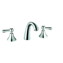 Dawn Kitchen & Bath AB12 1018C 3-Hole Widespread Lavatory Faucet with Lever Handles - Chrome
