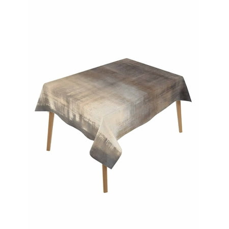 Brown Ombre Table Cloth Oil Painting Art Abstract Modern Waterproof Tablecloth for Rectangle Tables Reusable Washable Fabric Table Cover for Restaurant Kitchen Dining Tables 60 x102 Brown Ombre Table Cloth Oil Painting Art Abstract Modern Waterproof Tablecloth for Rectangle Tables Reusable Washable Fabric Table Cover for Restaurant Kitchen Dining Tables 60 x102