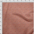 thumbnail image 3 of oneOone Organic Cotton Poplin Twill Fabric Leaves & Orange Fruit Printed Fabric 1 Yard 42 Inch Wide, 3 of 4