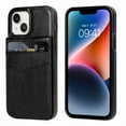 thumbnail image 5 of VENINGO Wallet Case for iPhone 13 & iPhone 14 with Card Holder Slots PU Leather Kickstand Magnetic Lock Lightweight Shockproof Full Body Protective Cover for iPhone 13 & iPhone 14, Black, 5 of 8