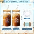thumbnail image 3 of 8 Pcs Last Toast on the Coasts Bachelorette Party Glasses Cups with Bamboo Lids and Glass Straw Coastal Bachelorette Weekend Favors for Bride Bridesmaid Gifts, 3 of 7