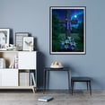 thumbnail image 7 of Diamond Art Kit for Adults, Wooden Cross Moonlit Night Lilies Diamond Painting for Adults Beginners, 5D DIY Diamond Art Painting Kits, Colorful Diamond Painting Craft for Home Decor 12x16, 7 of 7