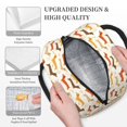 thumbnail image 3 of KLL Dachshund for Insulated Lunch Bag- Leakproof Cooler Tote Bag Organizer for Women & Men - Reusable Lunch Box for Office Picnic Hiking Beach-One Size, 3 of 6