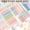 thumbnail image 4 of Bible Cover Case for Women, Large Bible Tote Bags Quilted Carrying Case with Shoulder Strap, Bible Study Supplies Journaling Kit, Christian Gift for Womenn (Green), 4 of 9