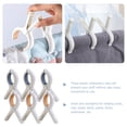 thumbnail image 2 of Minkissy Rectangular Drying Clips Plastic 6Pcs 3.93x3.14x0.47In, 2 of 8