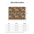 thumbnail image 5 of Gaeub Vintage Bottles Printed Flannel Throw Blanket,Plush Throw,Fuzzy Bed Blanket for Bedding Sofa and Travel,Decorative Blanket-50"x40", 5 of 6